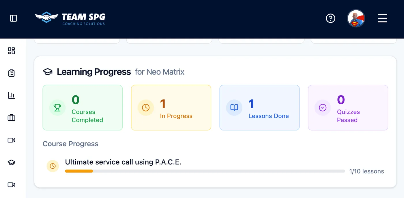 Learning Progress